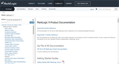 Desktop Screenshot of docs.marklogic.com